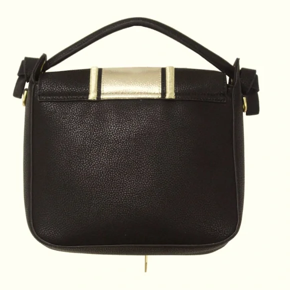 Foley + Corinna NWOT!!!! REESE SATCHEL/ CROSSBODY IN BLACK STRIPE - Picture 10 of 10